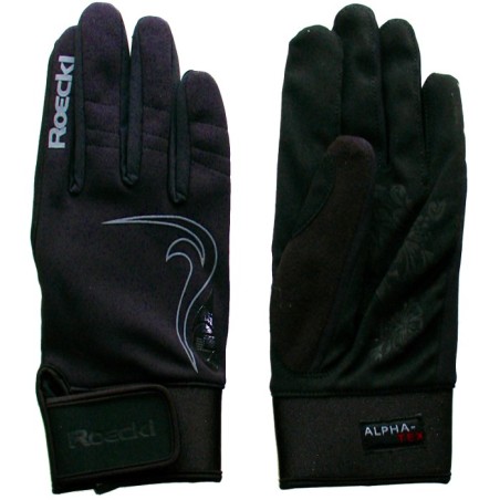 Gants de femmes Roeckl LL Emma noir